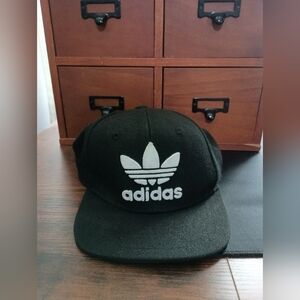 Boys Adidas Adjustable Black Ball Cap